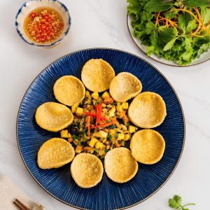 phồng tôm xúc nấm